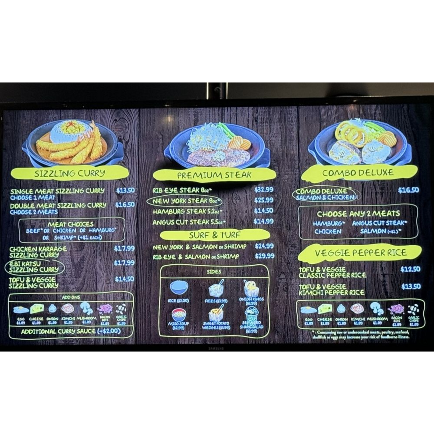 Menu Board