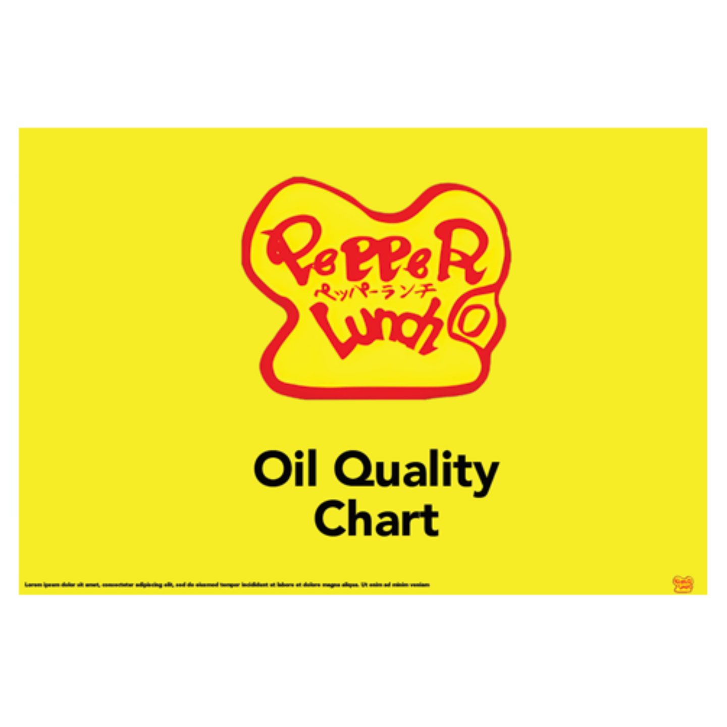 Oil Quality Chart