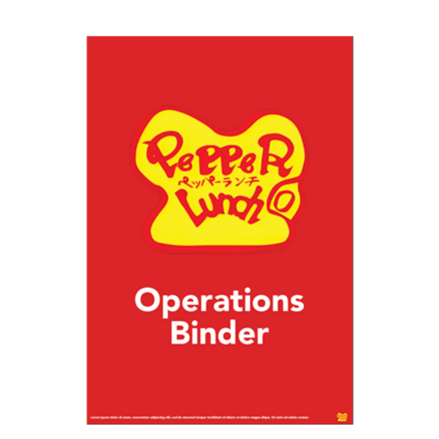 Operations Binder