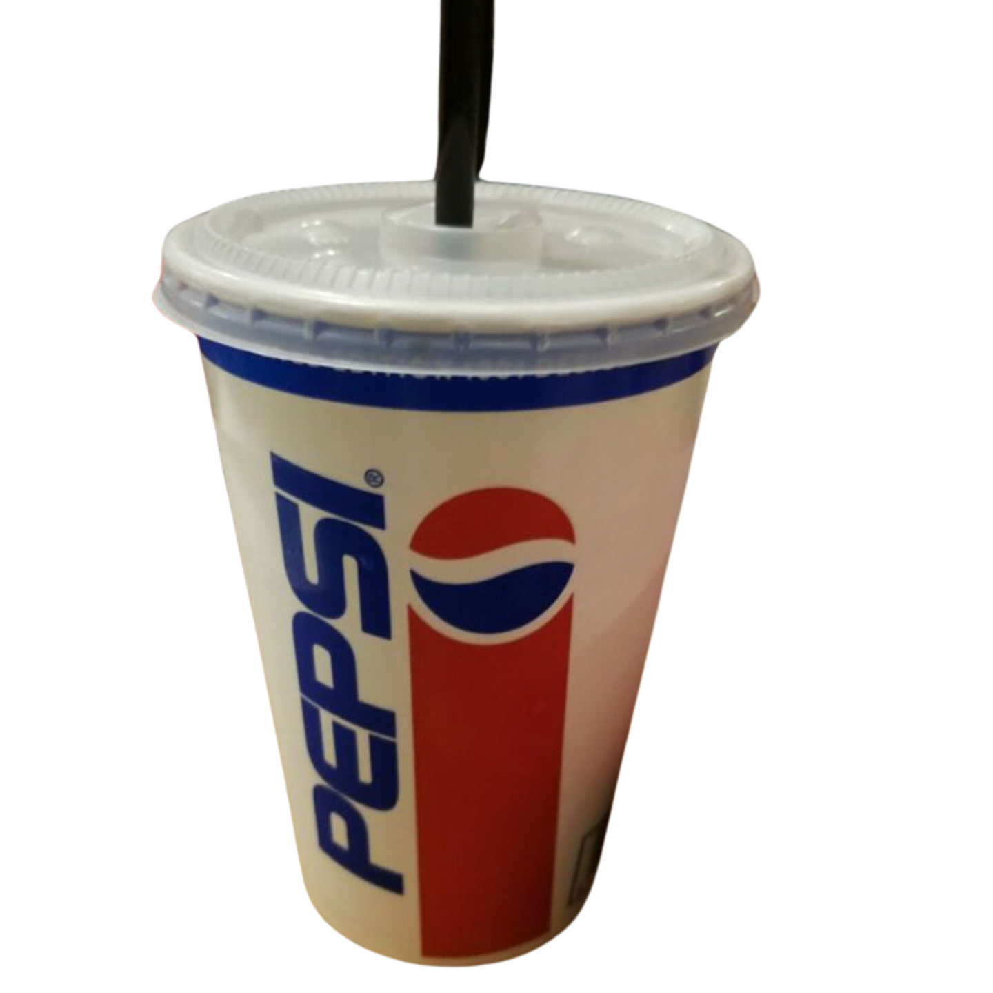 Paper Cup With Colored Print And Lid