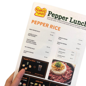 Price Menu