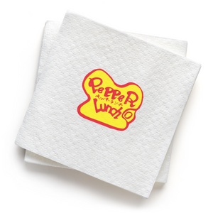 Premium White Napkin With Custom Print
